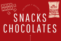 snacks y chocolates